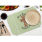 Easter Cross Octagon Placemat - Single front (LIFESTYLE) Flatlay