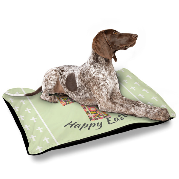 Easter Cross Outdoor Dog Beds - Large - IN CONTEXT
