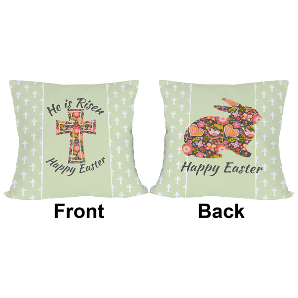Easter Cross Outdoor Pillow - 16x16