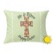 Easter Cross Outdoor Throw Pillow (Rectangular - 12x16)