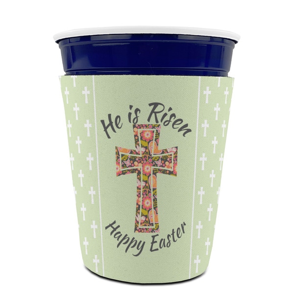 Easter Cross Party Cup Sleeves - without bottom - FRONT (on cup)