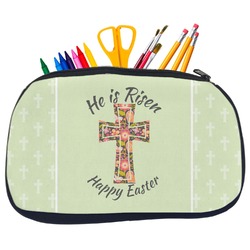 Easter Cross Neoprene Pencil Case - Medium