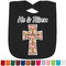 Easter Cross Personalized Black Bib