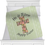 Easter Cross Minky Blanket - Toddler / Throw - 60"x50" - Single Sided