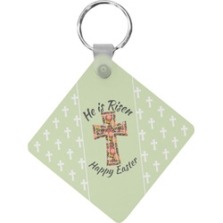 Easter Cross Diamond Plastic Keychain