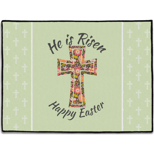 Custom Easter Cross Door Mat