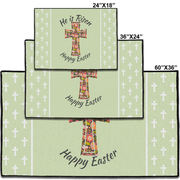 Easter Cross Personalized Door Mat - Group Parent IMF