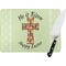 Easter Cross Personalized Glass Cutting Board