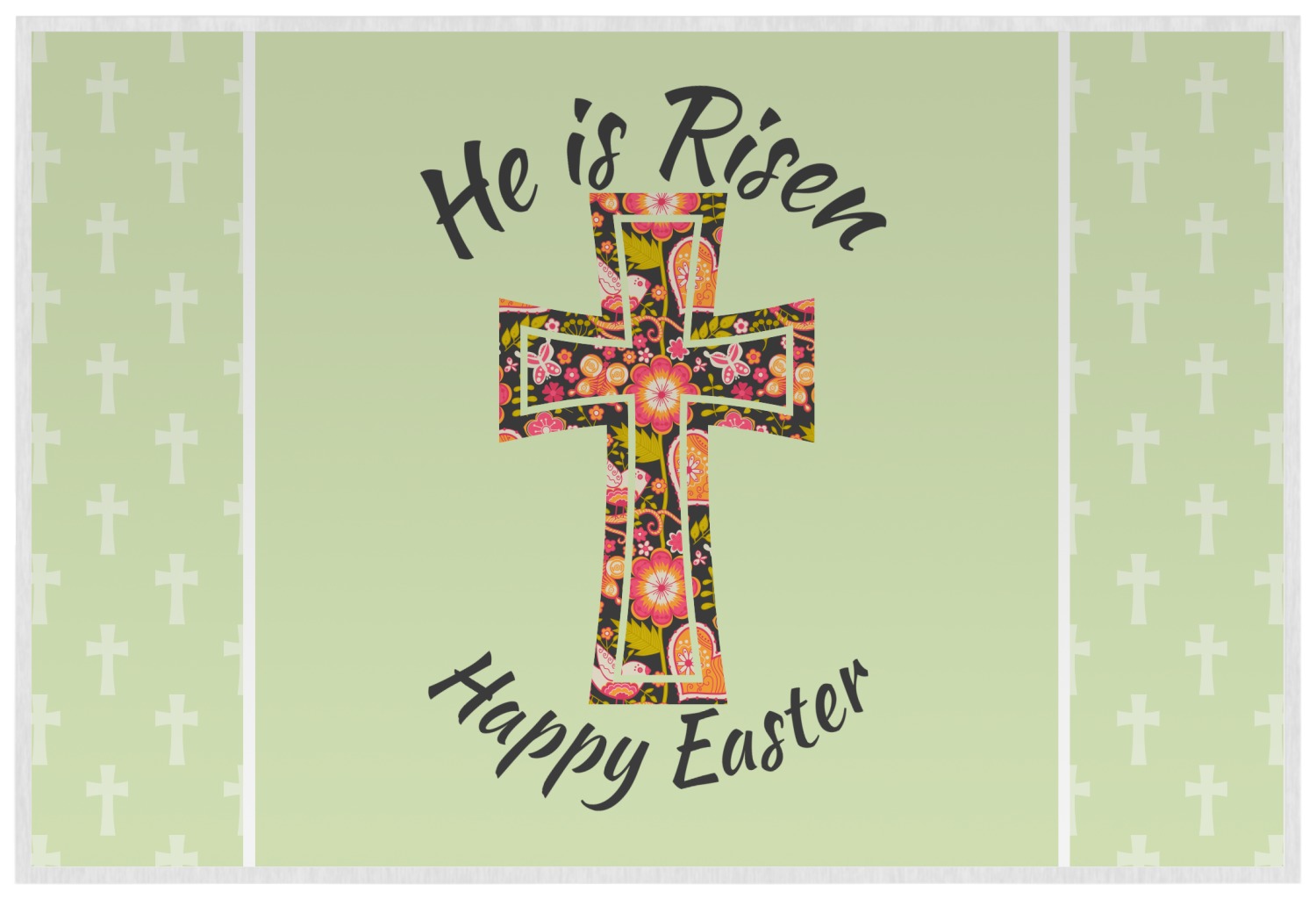 Easter Cross Placemat (Laminated) YouCustomizeIt