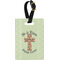 Easter Cross Personalized Rectangular Luggage Tag