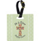 Easter Cross Personalized Square Luggage Tag