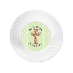 Easter Cross Plastic Party Appetizer & Dessert Plates - 6"