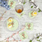 Easter Cross Plastic Party Appetizer & Dessert Plates - In Context