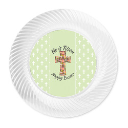 Easter Cross Plastic Party Dinner Plates - 10"