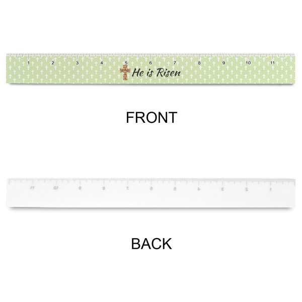 Easter Cross Plastic Ruler - 12" - APPROVAL