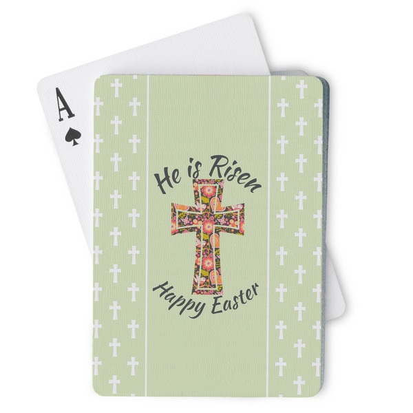 Custom Easter Cross Playing Cards