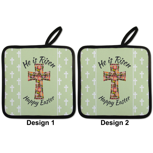 Easter Cross Pot Holders - Set of 2 APPROVAL