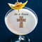 Easter Cross Printed Drink Topper - XLarge - In Context