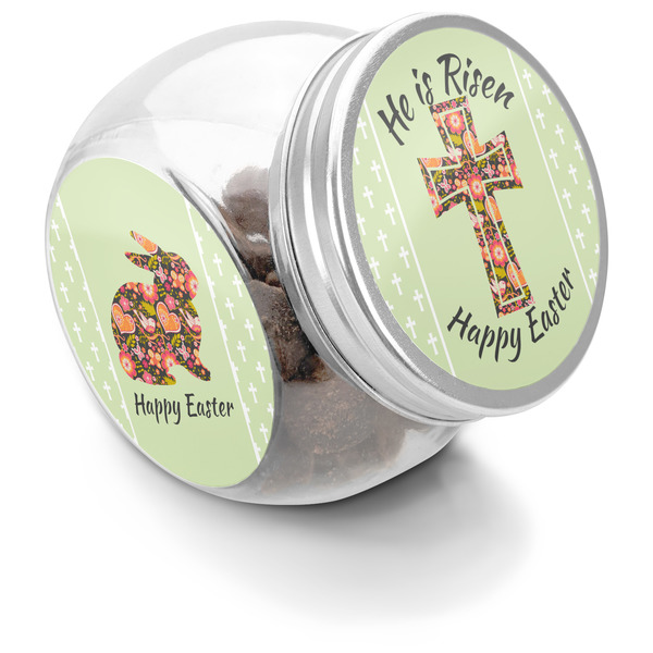 Custom Easter Cross Puppy Treat Jar