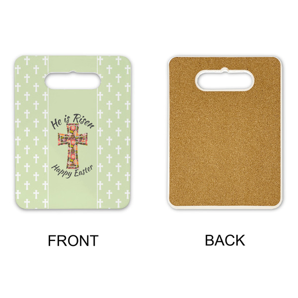 Easter Cross Rectangle Trivet with Handle - APPROVAL