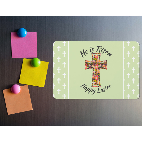 Easter Cross Rectangular Fridge Magnet - LIFESTYLE