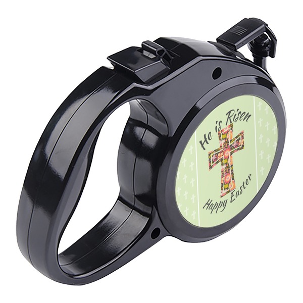 Easter Cross Retractable Dog Leash - Angle
