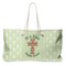 Easter Cross Large Rope Tote Bag - Front View