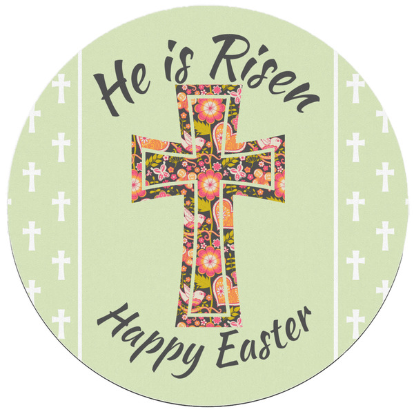 Easter Cross Round Mousepad - APPROVAL