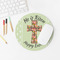 Easter Cross Round Mousepad - LIFESTYLE 2