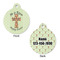 Easter Cross Round Pet ID Tag - Large - Approval