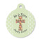 Easter Cross Round Pet Tag