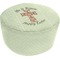 Easter Cross Round Pouf Ottoman (Top)