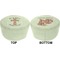Easter Cross Round Pouf Ottoman (Top and Bottom)