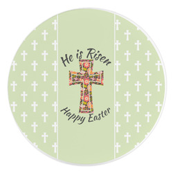 Easter Cross Round Stone Trivet