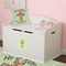 Easter Cross Round Wall Decal on Toy Chest