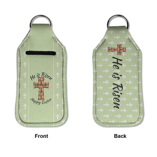 Easter Cross Sanitizer Holder Keychain - Large APPROVAL (Flat)