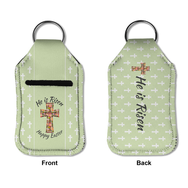 Easter Cross Sanitizer Holder Keychain - Small APPROVAL (Flat)