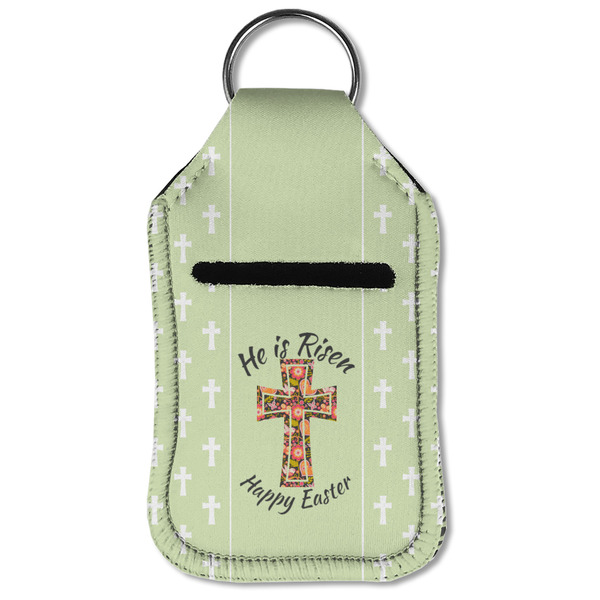 Easter Cross Sanitizer Holder Keychain - Small (Front Flat)