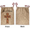 Easter Cross Santa Bag - Approval - Front
