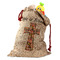 Easter Cross Santa Bag - Front (stuffed w toys) PARENT