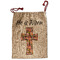 Easter Cross Santa Bag - Front