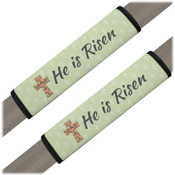 Custom Easter Cross Seat Belt Covers (Set of 2)