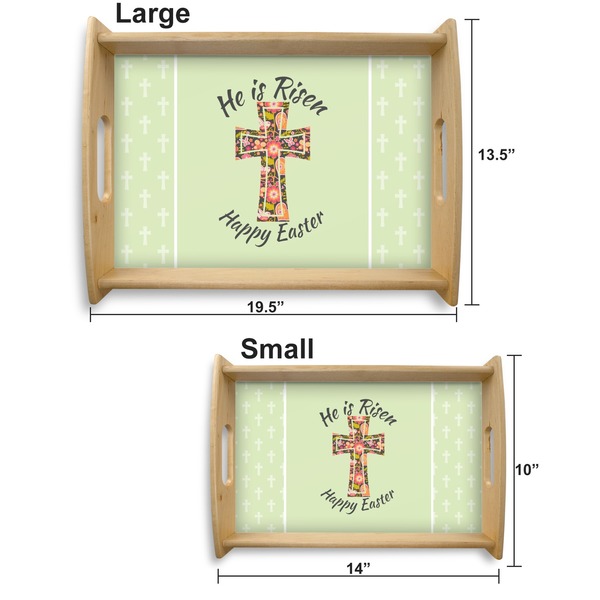 Easter Cross Serving Tray Wood Sizes