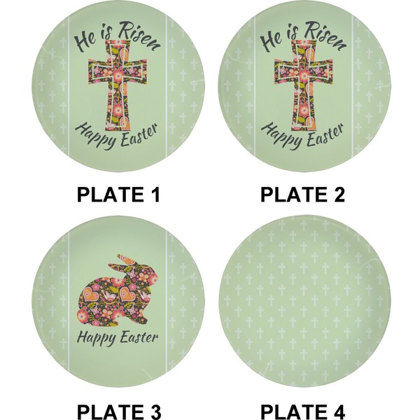 Easter Cross Set of Appetizer / Dessert Plates (Approval)