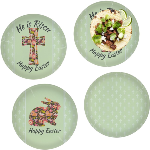 Easter Cross Set of Lunch / Dinner Plates