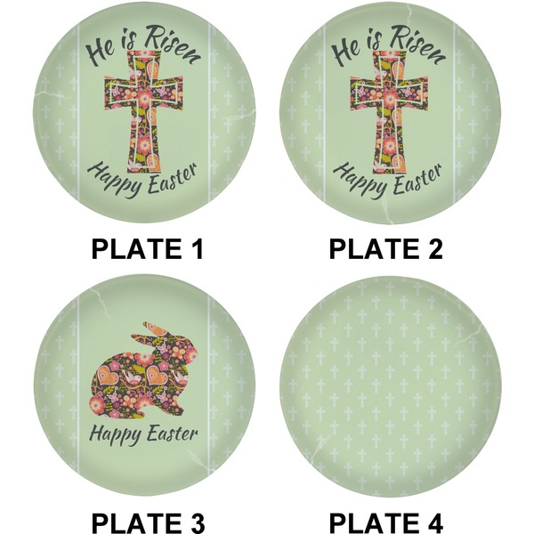 Easter Cross Set of Lunch / Dinner Plates (Approval)