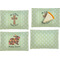 Easter Cross Set of Rectangular Appetizer / Dessert Plates