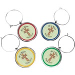 Easter Cross Wine Charms (Set of 4)