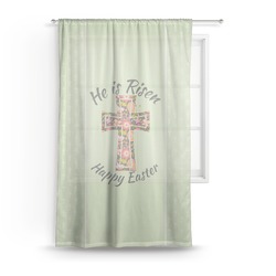 Easter Cross Sheer Curtain
