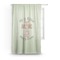 Easter Cross Sheer Curtain With Window and Rod